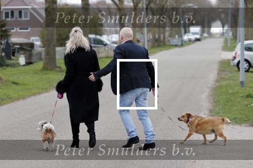 Almere 10 april 2021
Peter Jan Rens met zijn nieuwe vriendin Willeke Schoonewille