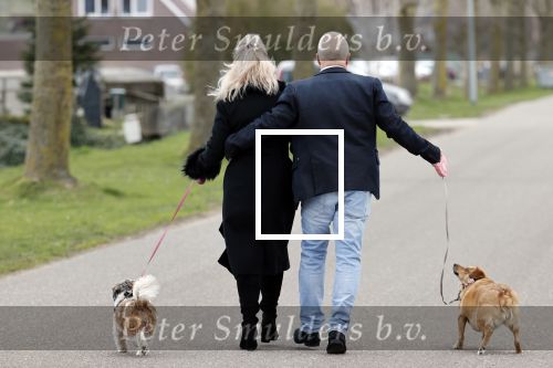 Almere 10 april 2021
Peter Jan Rens met zijn nieuwe vriendin Willeke Schoonewille