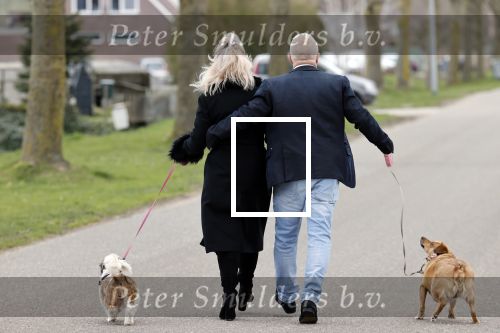 Almere 10 april 2021
Peter Jan Rens met zijn nieuwe vriendin Willeke Schoonewille