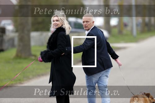 Almere 10 april 2021
Peter Jan Rens met zijn nieuwe vriendin Willeke Schoonewille