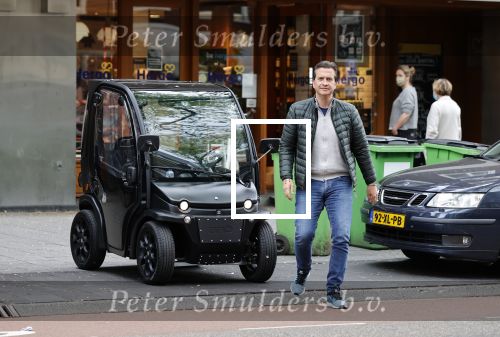 Amsterdam 14 mei 2021
Quincy Schellevis met zijn dochter in Amsterdam zuid
