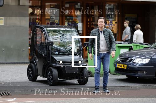Amsterdam 14 mei 2021
Quincy Schellevis met zijn dochter in Amsterdam zuid