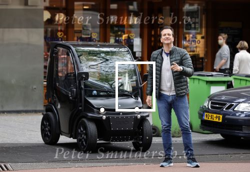 Amsterdam 14 mei 2021
Quincy Schellevis met zijn dochter in Amsterdam zuid