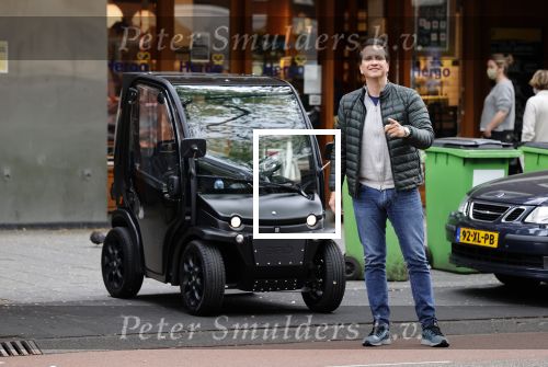 Amsterdam 14 mei 2021
Quincy Schellevis met zijn dochter in Amsterdam zuid