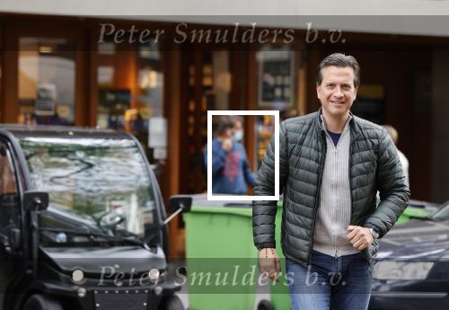 Amsterdam 14 mei 2021
Quincy Schellevis met zijn dochter in Amsterdam zuid