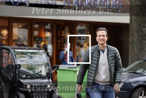Amsterdam 14 mei 2021
Quincy Schellevis met zijn dochter in Amsterdam zuid