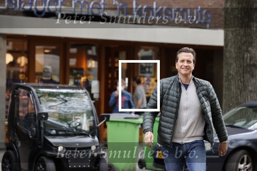Amsterdam 14 mei 2021
Quincy Schellevis met zijn dochter in Amsterdam zuid