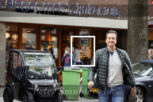 Amsterdam 14 mei 2021
Quincy Schellevis met zijn dochter in Amsterdam zuid