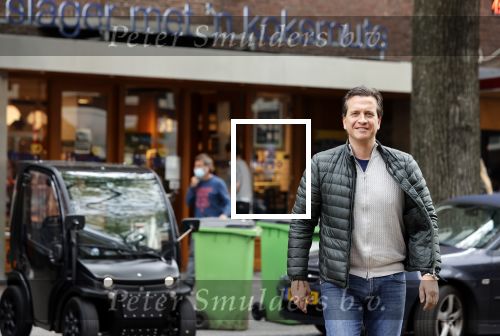 Amsterdam 14 mei 2021
Quincy Schellevis met zijn dochter in Amsterdam zuid