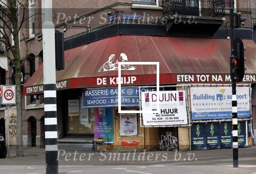 Amsterdam 10 april 2021
Restaurant op de v Baerlestraat staat te koop