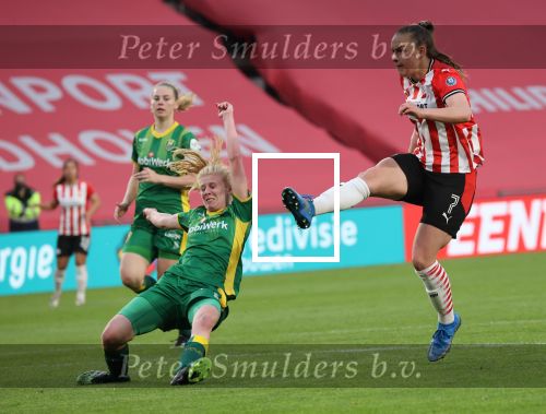 Eindhoven, 14 Mei 2021 PSV-ADO Den Haag Damesvoetbal, eindstand 6-2
Romee Leuchter