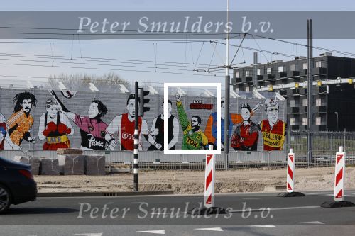 Amsterdam 28 april 2021
Muurschilderingen met oa Ruud Gullit Stanley Menzo Nouri Gerrie Kneteman