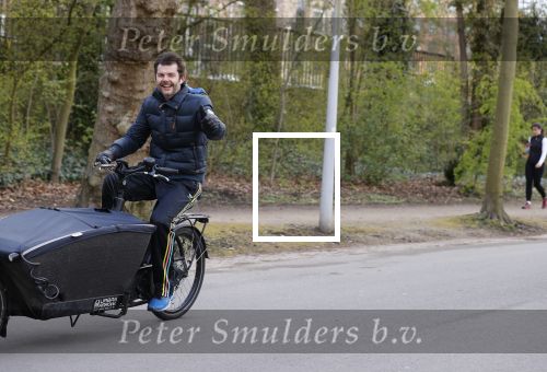 Amsterdam 15 april 2021
Sander lantinga met bakfiets in het Vondelpark