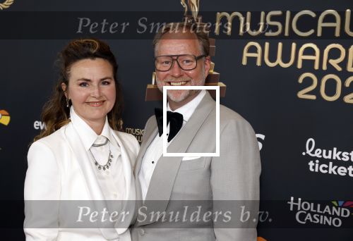 Rotterdam 28 april 2022
Musicalawards gala in Ahoy Rotterdam.
Ad Knippels met partner