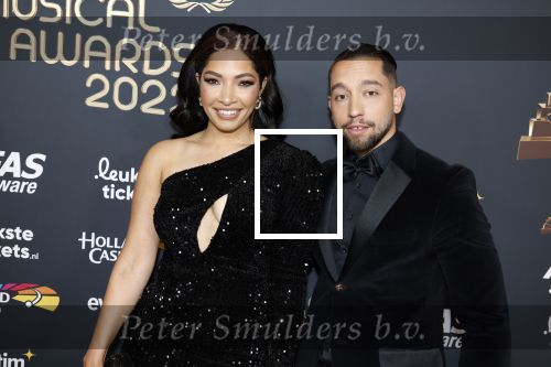 Rotterdam 28 april 2022
Musicalawards gala in Ahoy Rotterdam.
April Darby met partner