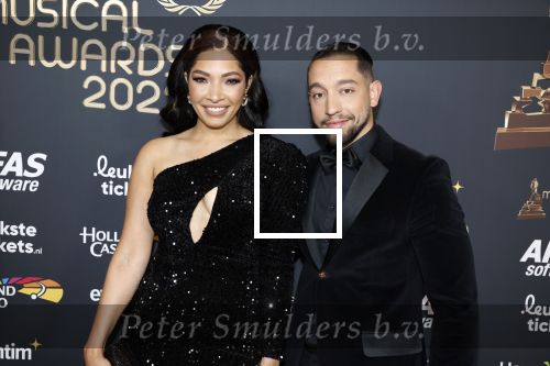 Rotterdam 28 april 2022
Musicalawards gala in Ahoy Rotterdam.
April Darby met partner