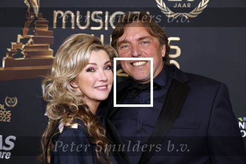 Rotterdam 28 april 2022
Musicalawards gala in Ahoy Rotterdam.
Brigitte Nijman met haar partner