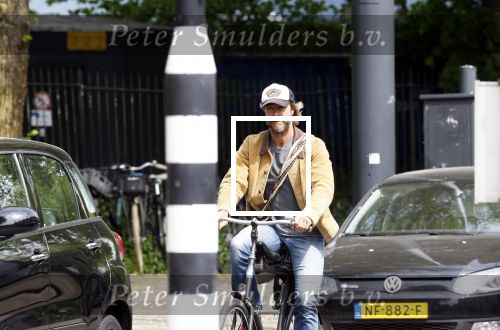 Amsterdam 10 mei 2022
Chris Zegers op de fiets in Amsterdam.