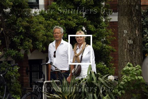 Amsterdam 7 mei 2022
Denise Boehoff met haar vriend Mike Kesseler in Amsterdam zuid.