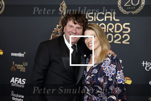 Rotterdam 28 april 2022
Musicalawards gala in Ahoy Rotterdam.
Dominic Seldis met zijn vrouw