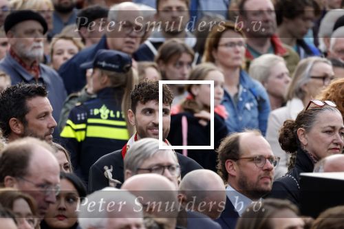 Amsterdam 4 m2i 2022
Dodenherdenking op de dam . Aanwezig oa Koning Willem Alexander Koningin Maxima Mark Rutte en burgemeester Femke Halsema . Duncan Laurence