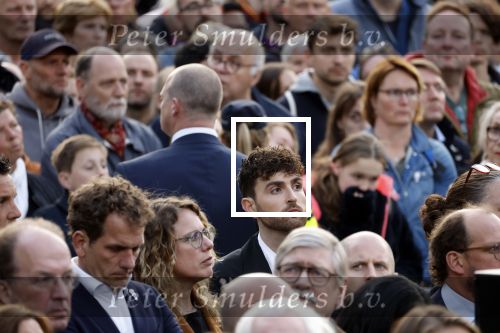 Amsterdam 4 m2i 2022
Dodenherdenking op de dam . Aanwezig oa Koning Willem Alexander Koningin Maxima Mark Rutte en burgemeester Femke Halsema . Duncan Laurence