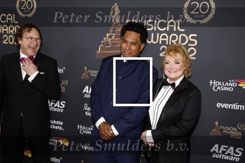 Rotterdam 28 april 2022
Musicalawards gala in Ahoy Rotterdam.
Ellen Pieters met partner