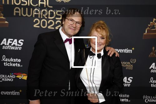 Rotterdam 28 april 2022
Musicalawards gala in Ahoy Rotterdam.
Ellen Pieters met partner