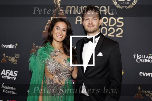 Rotterdam 28 april 2022
Musicalawards gala in Ahoy Rotterdam.
Esmee Dekker met partner
