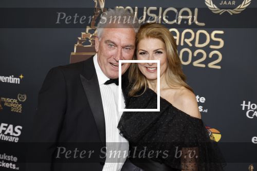 Rotterdam 28 april 2022
Musicalawards gala in Ahoy Rotterdam.
Jeroen Jorna en zijn vrouw Euvgenia Parakhina