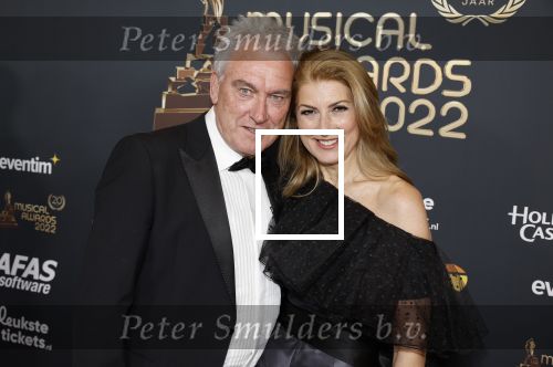 Rotterdam 28 april 2022
Musicalawards gala in Ahoy Rotterdam.
Jeroen Jorna en zijn vrouw Euvgenia Parakhina