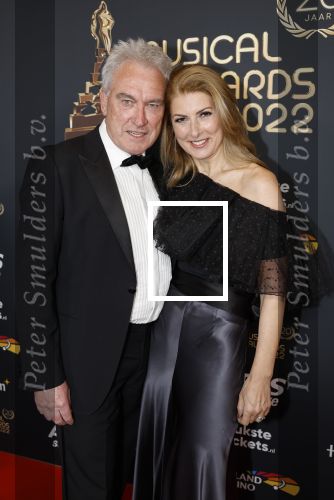 Rotterdam 28 april 2022
Musicalawards gala in Ahoy Rotterdam.
Jeroen Jorna en zijn vrouw Euvgenia Parakhina