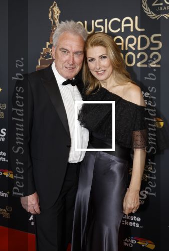 Rotterdam 28 april 2022
Musicalawards gala in Ahoy Rotterdam.
Jeroen Jorna en zijn vrouw Euvgenia Parakhina