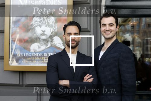 Amsterdam 19 april 2022
Castpresentatie van Les Miserables met oa Sem Gerritsma, Channah Hewitt Mark Roy Luykx Ellen Pieters Milan v Waardenburg  Freek Bartels Vajen van den Bosch Producenten Hans Cornelissen en Ruud de Graaf in Koninklijk Theater Carre.