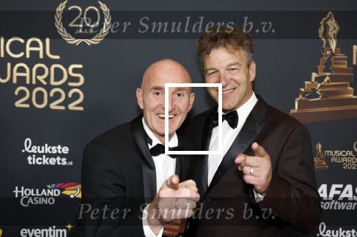 Rotterdam 28 april 2022
Musicalawards gala in Ahoy Rotterdam.
Ernst Bobby en de rest. 
Gert-Jan v d Ende en  Erik van Trommel Bobby en de rest