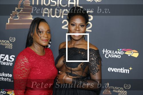 Rotterdam 28 april 2022
Musicalawards gala in Ahoy Rotterdam.
Imanuelle Grives kwam met haar zus
