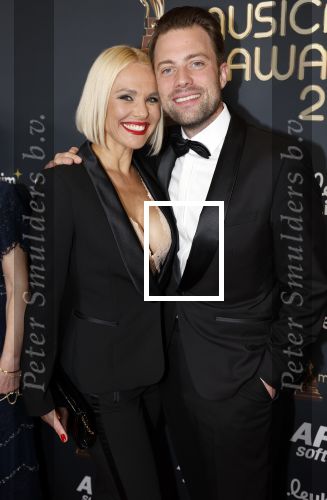 Rotterdam 28 april 2022
Musicalawards gala in Ahoy Rotterdam.
Jelle de Jong met partner