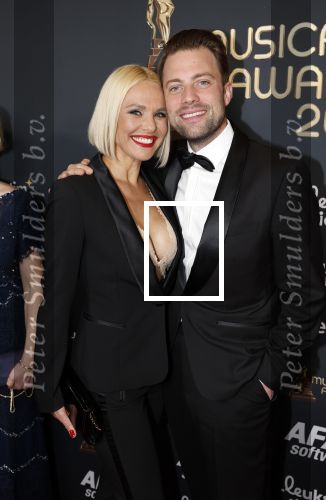 Rotterdam 28 april 2022
Musicalawards gala in Ahoy Rotterdam.
Jelle de Jong met partner