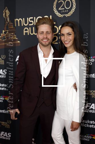 Rotterdam 28 april 2022
Musicalawards gala in Ahoy Rotterdam.
Joel de Tombe met vriendin