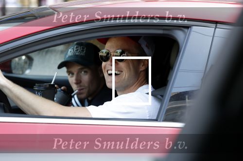 Amsterdam 6 mei 2022
Kaj v d Voort en Koen Weijland samen in de auto in Amsterdam zuid