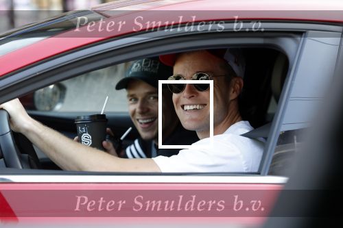 Amsterdam 6 mei 2022
Kaj v d Voort en Koen Weijland samen in de auto in Amsterdam zuid