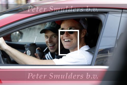 Amsterdam 6 mei 2022
Kaj v d Voort en Koen Weijland samen in de auto in Amsterdam zuid