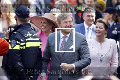 Maastricht 27 april 2022
Koningsdag wordt dit jaar in Maastricht gevierd . Aanwezig Koning Willem Alexander Koningin Maxima Prinses Amalia Prinses Alexia Prinses Ariane Prins Constantijn Prinses Laurentien Prins Maurits Prinses Marilene Prins Bernhard Prinses Annette Prins Floris Prinses Aimee Prins Pieter Christiaan en Prinses Annette.