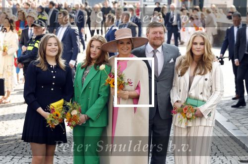 Maastricht 27 april 2022
Koningsdag wordt dit jaar in Maastricht gevierd . Aanwezig Koning Willem Alexander Koningin Maxima Prinses Amalia Prinses Alexia Prinses Ariane Prins Constantijn Prinses Laurentien Prins Maurits Prinses Marilene Prins Bernhard Prinses Annette Prins Floris Prinses Aimee Prins Pieter Christiaan en Prinses Annette.
