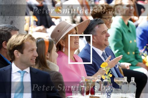 Maastricht 27 april 2022
Koningsdag wordt dit jaar in Maastricht gevierd . Aanwezig Koning Willem Alexander Koningin Maxima Prinses Amalia Prinses Alexia Prinses Ariane Prins Constantijn Prinses Laurentien Prins Maurits Prinses Marilene Prins Bernhard Prinses Annette Prins Floris Prinses Aimee Prins Pieter Christiaan en Prinses Annette.