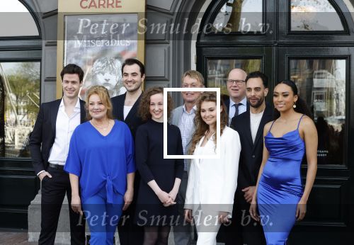 Amsterdam 19 april 2022
Castpresentatie van Les Miserables met oa Sem Gerritsma, Channah Hewitt Mark Roy Luykx Ellen Pieters Milan van Waardenburg Freek Bartels Vajen van den Bosch Producenten Hans Cornelissen en Ruud de Graaf in Koninklijk Theater Carre.