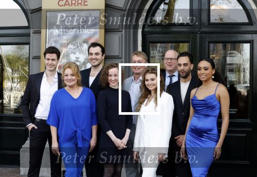Amsterdam 19 april 2022
Castpresentatie van Les Miserables met oa Sem Gerritsma, Channah Hewitt Mark Roy Luykx Ellen Pieters Milan van Waardenburg Freek Bartels Vajen van den Bosch Producenten Hans Cornelissen en Ruud de Graaf in Koninklijk Theater Carre.