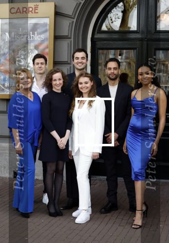 Amsterdam 19 april 2022
Castpresentatie van Les Miserables met oa Sem Gerritsma, Channah Hewitt Mark Roy Luykx Ellen Pieters Milan van Waardenburg Freek Bartels Vajen van den Bosch Producenten Hans Cornelissen en Ruud de Graaf in Koninklijk Theater Carre.