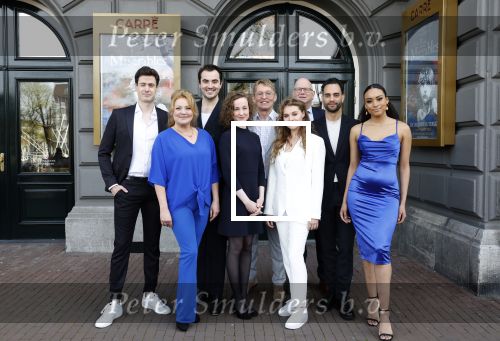 Amsterdam 19 april 2022
Castpresentatie van Les Miserables met oa Sem Gerritsma, Channah Hewitt Mark Roy Luykx Ellen Pieters Milan van Waardenburg Freek Bartels Vajen van den Bosch Producenten Hans Cornelissen en Ruud de Graaf in Koninklijk Theater Carre.