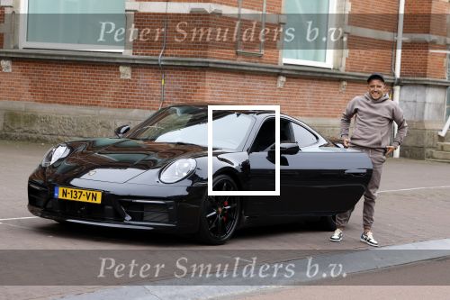 Amsterdam 3 mei 2022
Lik Kleine in zijn nieuwe porsche 911 in amsterdam zuid